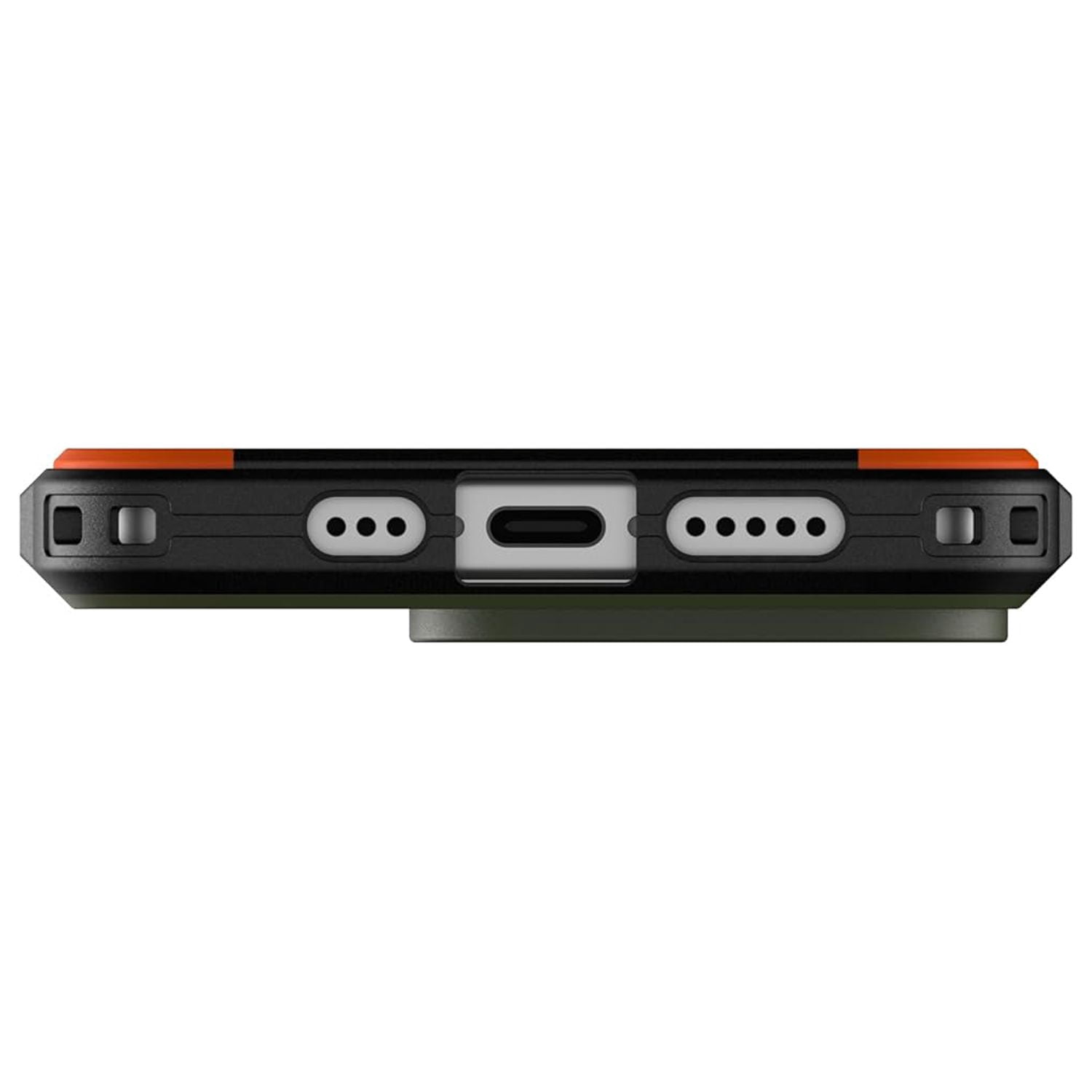 UAG iPhone 15 Pro Case 6.1" Civilian Olive Drab Built-in Magnet Compatible with MagSafe Charging Rugged Military Grade Dropproof Protective Cover by URBAN ARMOR GEAR