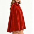 thumbnail image 7 of HCBY Women's Velvet Cape Cloak Stand Collar Button Front Short Capelet for Halloween Costume Cosplay Party Medieval Renaissance, 7 of 7