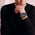 thumbnail image 4 of Mens Sport Military Analog Quartz Watch Chronograph Classic Casual Business Dress Waterproof Watch Multifunctional Wristwatch with Leather Strap, 4 of 6