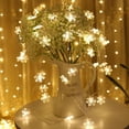 thumbnail image 4 of Luz De Cadena De Ventana De 100 LED Para Iluminación Cálida De Boda Yinane luz de cadena de cortina de ventana, 4 of 8