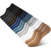 IDEGG 8 Pairs Men's Casual No Show Socks Men Athletic Low Cut Socks Non Slip