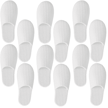 6 Pairs Spa Slippers, Non Slip Disposable Slippers For Guest, Washable Reusable, Which Can Be Used As Women Men, House, Indoor, Bathroom, Bedroom, Hotel, Bride Slippers