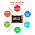 thumbnail image 5 of 8inch 12MP IP Camera Tester X9 CCTV Monitor 4K AHD/TVI/CVI/SDI All In 1 Analog Camera IPTV Tester Monitor In/Output ,Full Features Tester, 5 of 7