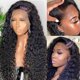 thumbnail image 3 of Peluca Frontal de onda profunda para mujer, cabello humano rizado de 34 pulgadas, encaje completo, Hd, 3 of 3