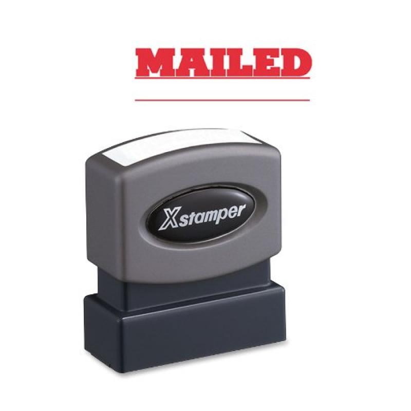 Xstamper 1218 MAILED with Space for Initial or Date, Pre Inked Laser