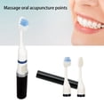 thumbnail image 3 of Tongue Tip Exercise Tools, Easy Cleansing Oral Massage 3 Different Heads Tongue Tip Exerciser  for Children for Daily Use, 3 of 7