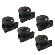 5pcs 53mm Diameter Plastic Nylon Privacy Indicator Door lock for Public Toilet