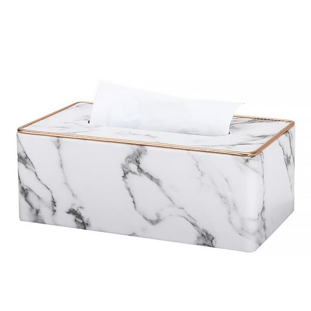 yingyy Pattern PU Leather Facial Box Napkin Holder for Home Office Car Automotive Decoration