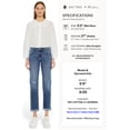thumbnail image 3 of Kancan - Pamela Mid-Rise Slim Straight Jeans (27" Inseam) - KC20055D, 3 of 8
