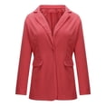 thumbnail image 5 of LYXSSBYX Womens Long Sleeve Dress Fashion Women Casual Pockets Long Sleeve Casual Solid Coat Cardigan Blouse, 5 of 9