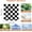 Geometric Pattern, variant on Swedish Dishcloths for Kitchen, 12 Pack Reusable Paper Towels, Super Absorbent, No Odor, Fast-Drying, Non-Scratch Cellulose Sponge Cloths for Counters Dishes Home Bar Table Wiping