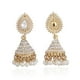 thumbnail image 4 of Qarigey 1 par de pendientes de campana indios retro colgante de cristal de perla pendientes de gota para mujer G NE Ropa, zapatos y accesorios Miscelánea, 4 of 6