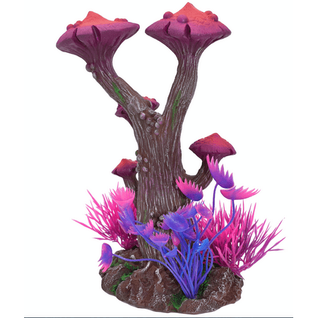 Komodo Aquarium Decor Pink Mushroom