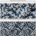 thumbnail image 2 of Soimoi Cotton Voile Fabric Two Tone With Grey Camouflage Printed Craft Fabric by the Yard 42 Inch Wide, 2 of 7