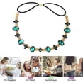 thumbnail image 4 of Retro Emerald Head Chain Headband Gem Hair Accessories For Women And Girls, 4 of 5