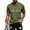 Army Green, variant on We The People T Shirt for Men Summer Short Sleeve Crewneck Loose 4th of July Shirts Patriotic T-Shirts