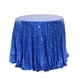 thumbnail image 1 of XmhyTop-A Mantel circular de poliéster de 120 x 120 cm para mesa de postres, 1 pieza, color azul, 1 of 4