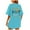 Light Blue, variant on Womens Casual Summer T Shirts Short Sleeve Graphic Print Vacation Tees 2026 Crew Neck Lightweight Going Out Tops