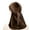 Brown Velvet, variant on Soft Breathable Nighttime Protective Polyester Sleeping Headscarf Hair Wrap Sleep Cap, Black, 1 Pack