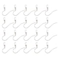thumbnail image 1 of MasteelfCA 200 Pcs Accessoires de Boucles d'Oreilles Simples Sans Allergie Métal Ressort Perle Crochet pour Femmes Dames (Argent), 1 of 8