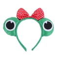 thumbnail image 2 of HuangHuanChen Animal Plush Ear Headband For Women Cute Animal Headband Plush Headwear Cute Animal Hoop Soft Fuzzy AccessoryThemed Party Role Play Dark Purple, 2 of 5