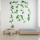 thumbnail image 3 of 2pcs 250cm falso Rose Vid flores artificiales hogar convolving colgante decoración de color rosa claro, 3 of 7