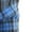 Navy/Sky Blue, variant on Fleece Pajama Pants - Plaid Bottoms - Men's Lounge Pants With Pockets - Sleepwear (Royal Blue, 2X)