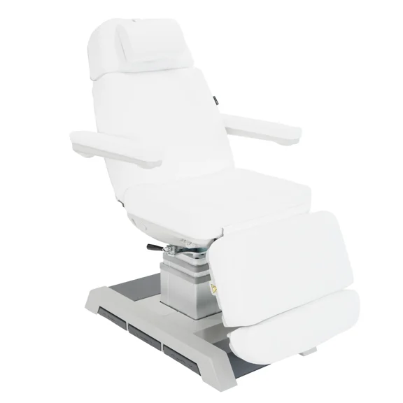 SKINACT Marco Electric Medical Spa Treatment Chair/Table With Swivel (White)