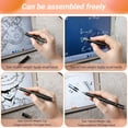 thumbnail image 2 of MEKO 2 Pack Disc Stylus Pen for for iPad iPhone Samsung Galaxy Touchscreen 2 in 1 Precision Stylus with Fiber Tip and Replacement Tips for Writing Drawing Scrolling, 2 of 7