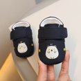 thumbnail image 2 of Otqutp Cat Print Walking Shoes for Toddlers Hook and Loop Non Slip Sneakers Baby Girls Solid Soft Rubber Sole Shoes, 2 of 5