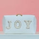 thumbnail image 3 of Bolsa de aseo cosmética de PU bolsa de lavado de letras con diamantes de imitación portátil para regalos de vacaciones, 3 of 7