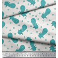 thumbnail image 2 of Soimoi Green Cotton Duck Fabric Floral & Paisley Decor Fabric Printed Yard 56 Inch Wide, 2 of 3