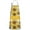 Yellow Dot Sunflower, variant on Yellow Dot Sunflower Bee Pattern Apron-Garden Aprons for Women with Pockets-Cotton Linen Waterproof Kitchen Cooking Gardening Aprons Adjustable for Kitchen,Cooking,BBQ and Salon 33x27 Inch