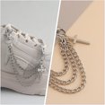 thumbnail image 2 of par de cadenas para zapatos, adornos para zapatos, joyería, abalorios para cordones de zapatos para hombres y mujeres., 2 of 7
