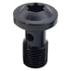 thumbnail image 1 of sweethay Pernos de freno Tornillo Manguera Tubería Adaptador de montaje de tubo Accesorios de sujeción única Conector duradero Negro Type3 NO3, 1 of 6