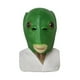 thumbnail image 3 of Máscara de cabeza de pez verde Máscara de fiesta de cabeza de pez espeluz yeacher estándar, 3 of 7
