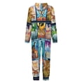 thumbnail image 5 of Dragon Wings Of Fire Hooded Union Suit Pajama Onesie Blanket Sleeper, 5 of 7