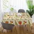 thumbnail image 6 of SKYSONIC Christmas Tree Tablecloth Waterproof Washable Polyester Square Table Cover Durable Tablecloth for Kitchen Dining Table Party Decor (60 X 90 Inch), 6 of 7