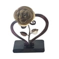 thumbnail image 1 of Cadeau de Saint-Valentin, Rose Rouge en Métal avec Support en Forme de Cœur Cadeau de Saint-Valentin Rose en Fer Rouge, Cadeaux de Saint-Valentin, Cadeaux de Saint-Valentin, Roses de Saint-Valentin, 1 of 1