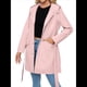 thumbnail image 1 of Chaqueta Impermeable con Capucha Clásica para Mujer, con Cinturón y Cordón para Actividades Al Aire Libre, Cortavientos Rosa L, 1 of 10