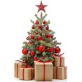 thumbnail image 5 of Tupa 25cm Silver Glitter Metal Star Christmas Tree Topper Compatible With Christmas Decoration Silver 25 cm, 5 of 5