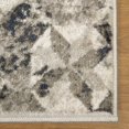 thumbnail image 4 of BNM Distressed Floral Medallion Indoor Rug, 5'x8', Deep Royal, 4 of 6