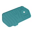 thumbnail image 1 of DOLITY Foldable Faucet Drain Pad Practical Kitchen Supplies for Rag Soap Green, 1 of 5