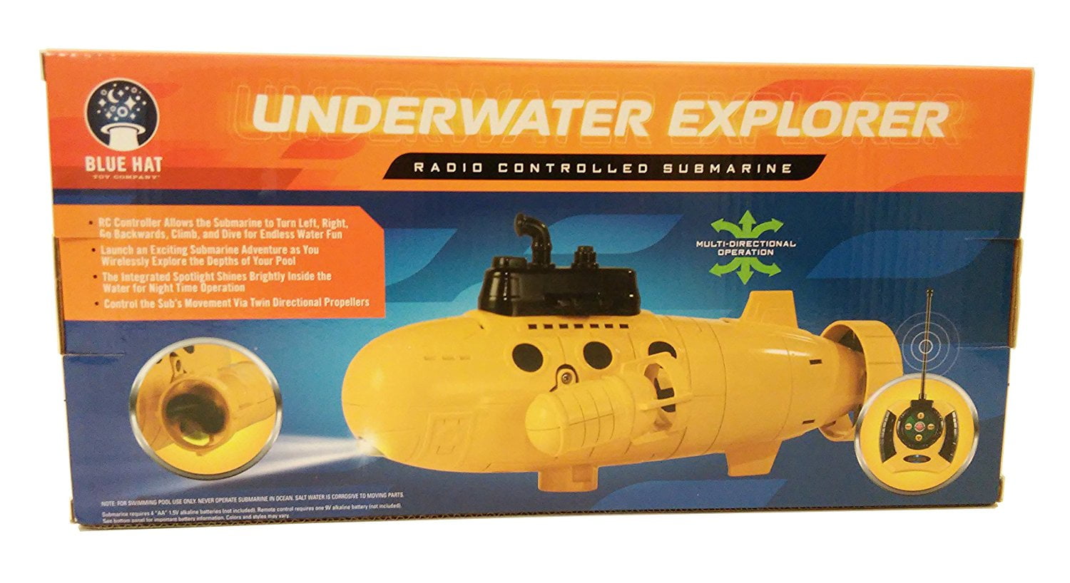 underwater explorer submarine toy