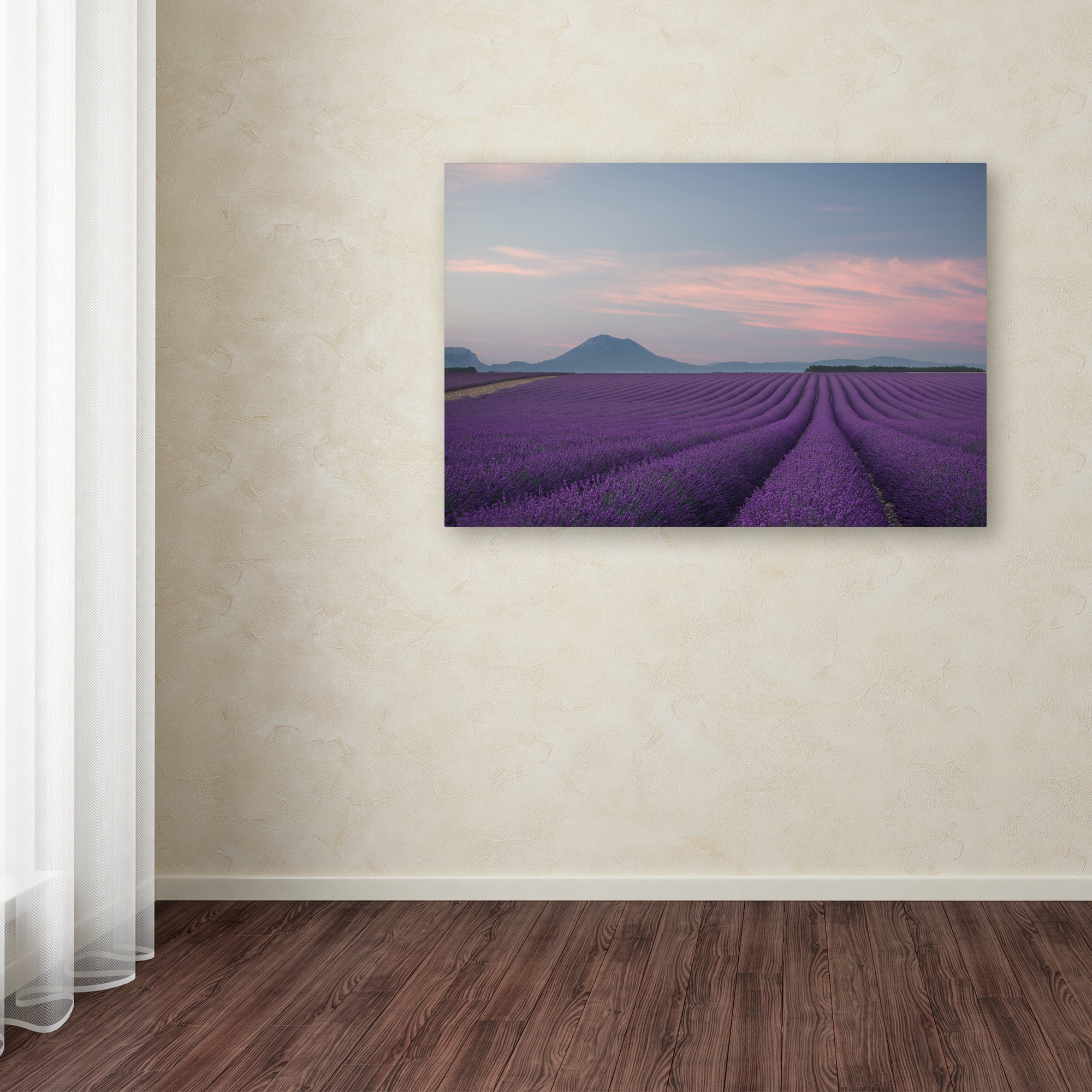 Rostovskiy Anton 'Lavender Field' Canvas Art