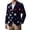 Deep Red, variant on Usa Flag Print Blazer for Men Patriotic 1776-2026 Slim Fit Suit Jacket Corduroy Fashion Coat Button Long Sleeve Clothes Blue XL