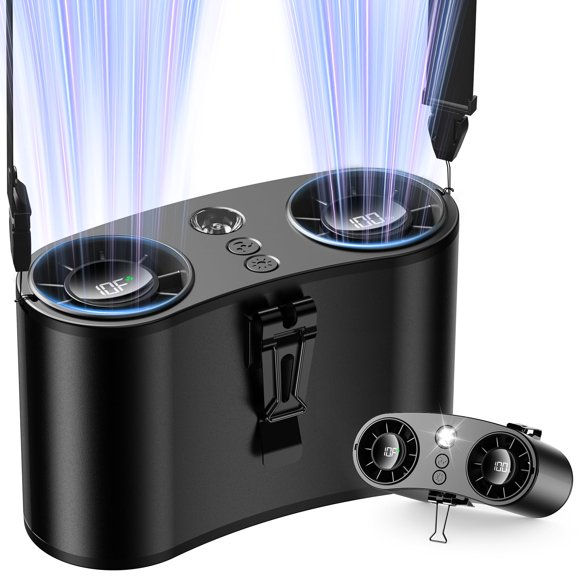 Ventilador portátil de cintura coldSky 10 velocidades 20000mAh con LED