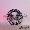 thumbnail image 2 of Shinelab Bicycle Shop LED Wall Art, Custom Bicycle Metal Sign Wall Decor 10593, 2 of 3