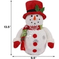 thumbnail image 2 of Cllayees Lighted Christmas Table Decorations, LED Lighting Snowman Tabletop Figurine, Winter Xmas Decor for Home Indoor Kitchen Room Holiday Party, 2 of 7