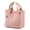 Pink, variant on Large Capacity Canvas Handbag, Usupdd Multi-Compartment Lunch Box Bag Work Storage, Versatile Tote for Office School Daily Travel with Zipper Closure, Black